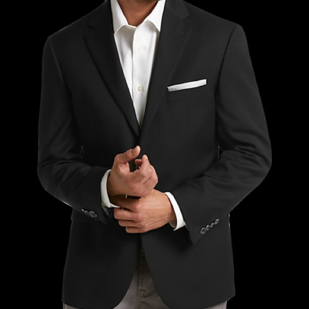 Pronto Uomo Black Modern Fit Sport Coat